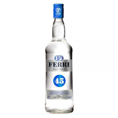ANIS FERRI SECO 45% 1L CAZALLA