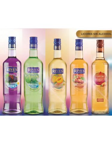 LICOR MORA MANZANA MELOC SIN ALCOHOL