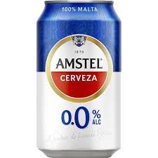 CERVEZA AMSTEL 00 33CL LATA 24C
