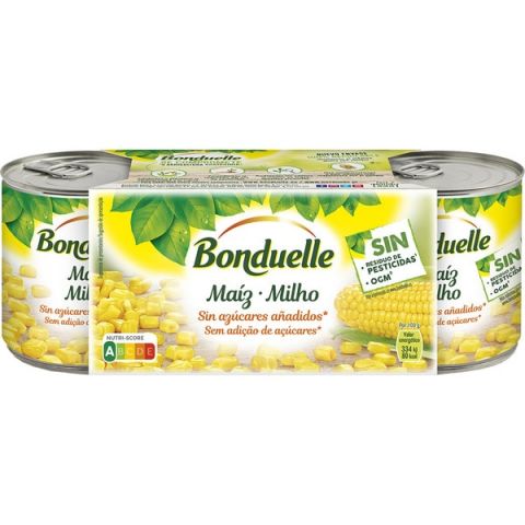MAIZ DULCE BONDUELLE PACK-3 8C