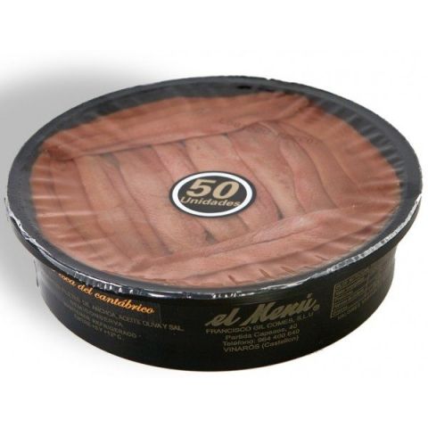 ANCHOA MENU TARRINA 550GR (50UD) SERIE ORO
